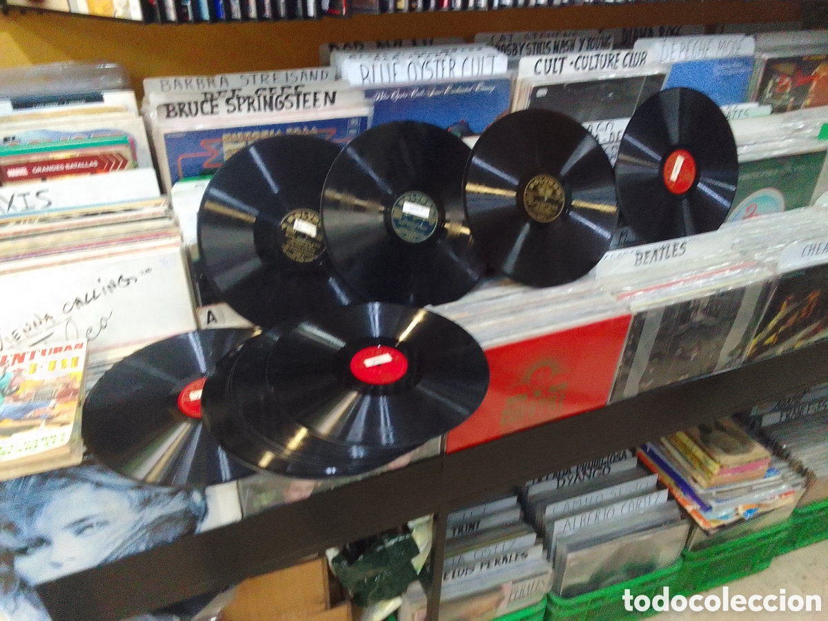 Discos de pizarra: Lote 10 discos de pizarra Mozart,,clasica