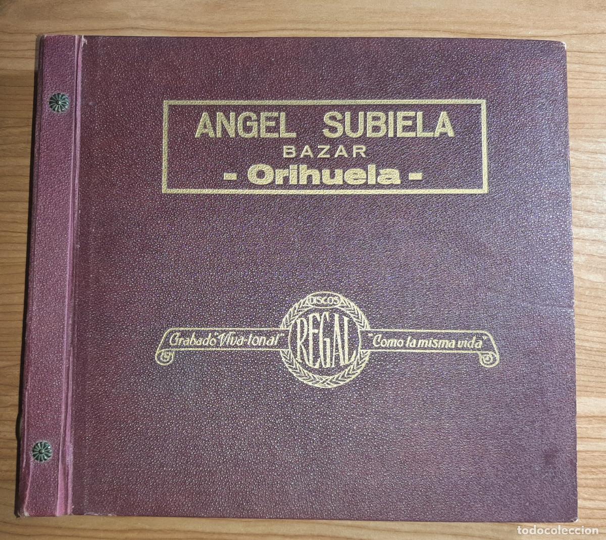 Discos de pizarra: ALBUM 8 DISCOS GARCIA LORCA ARGENTINITA ALBERTI MACHADO