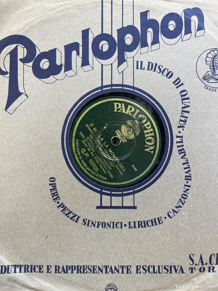 Discos de pizarra: 17 Discos PARLOPHON de m&uacute;sica Italiana