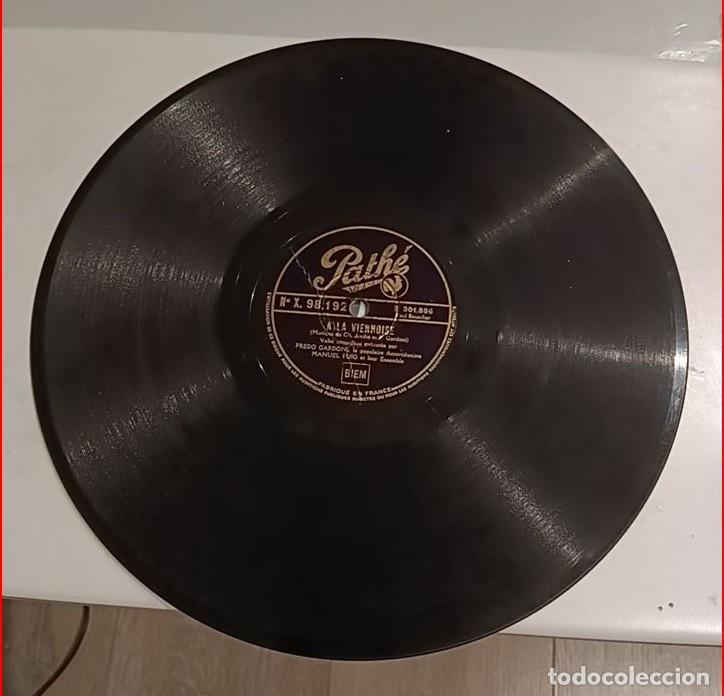 Discos de pizarra: Disco antiguo Pathe pieza de colecci&oacute;n de la edad de oro - Foto 2
