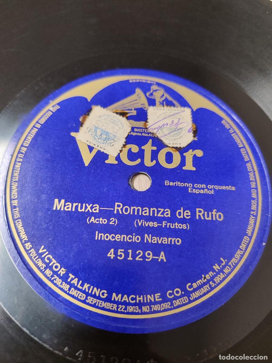 Discos de pizarra: Navarro y Miracle. Maruxa 78 rpm