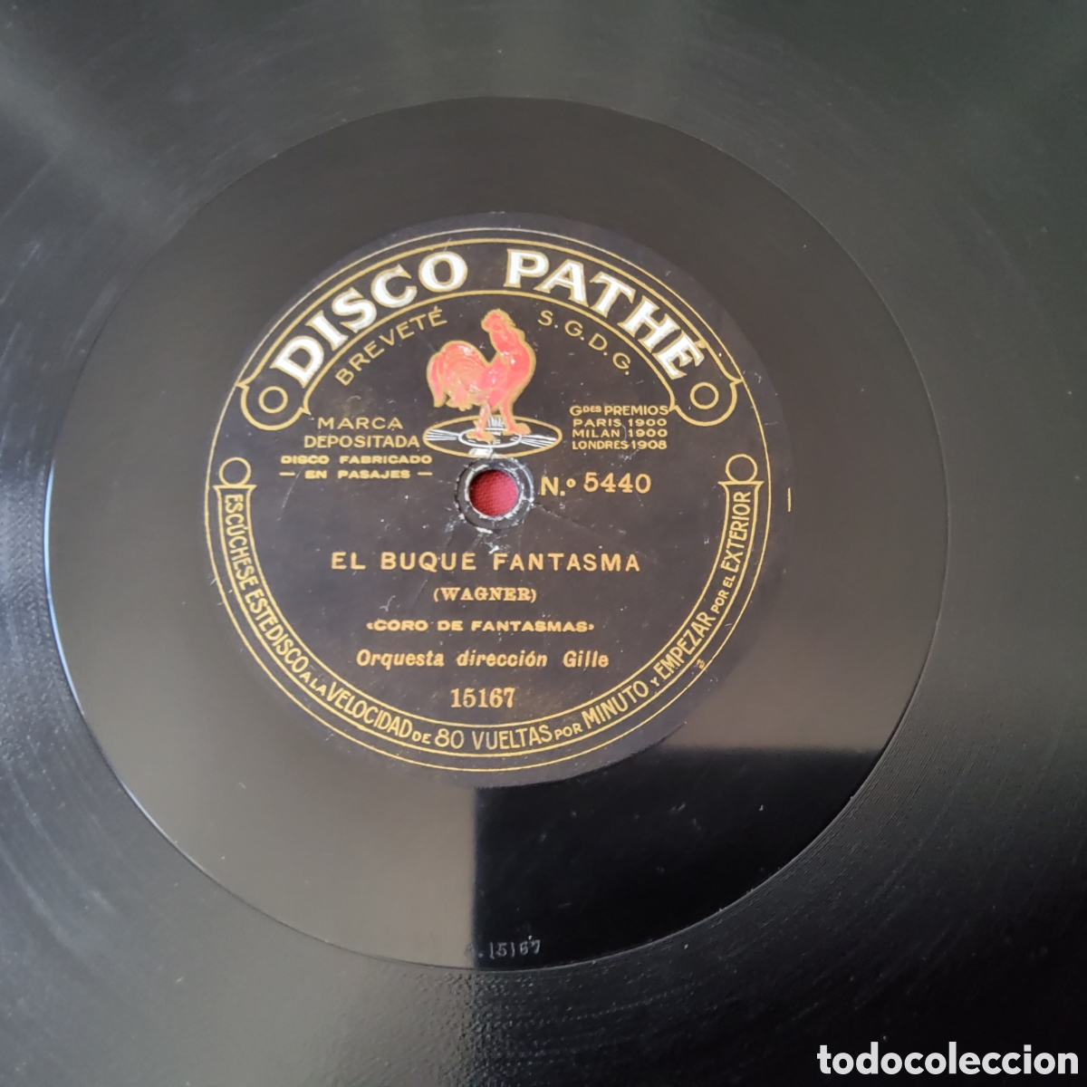 Discos de pizarra: DISCO PATH&Eacute;, EL BUQUE FANTASMA Y EL BUQUE FANTASMA, WAGNER