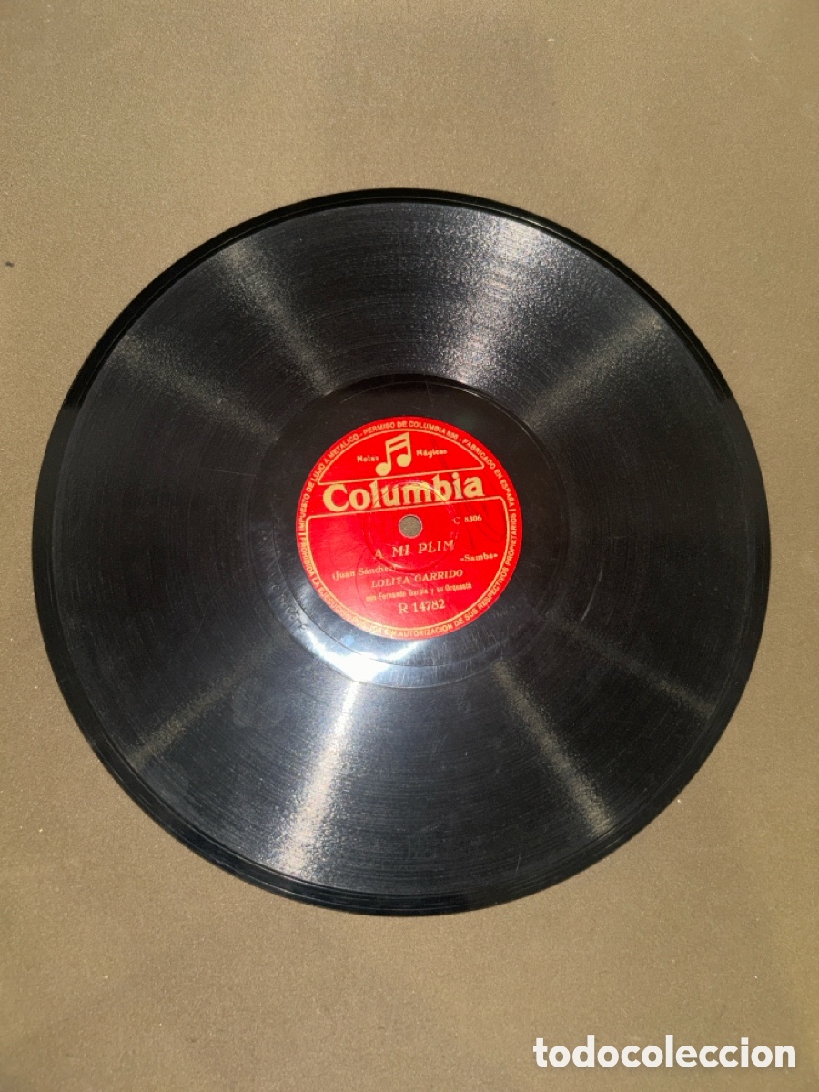 Discos de pizarra: DISCO DE PIZARRA, A MI PLIM *VER FOTOS*