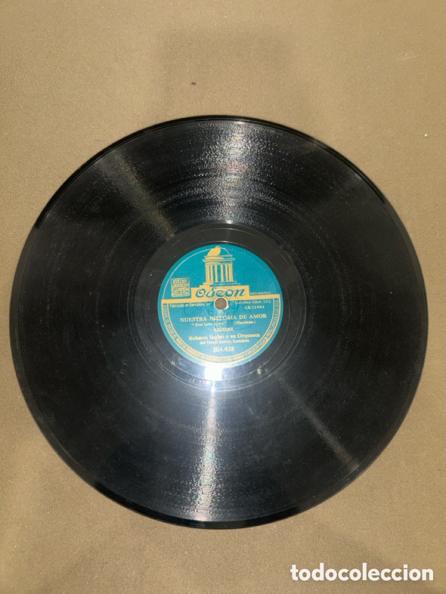 Discos de pizarra: DISCO DE PIZARRA, SAMBA ESCOCESA *VER FOTOS*