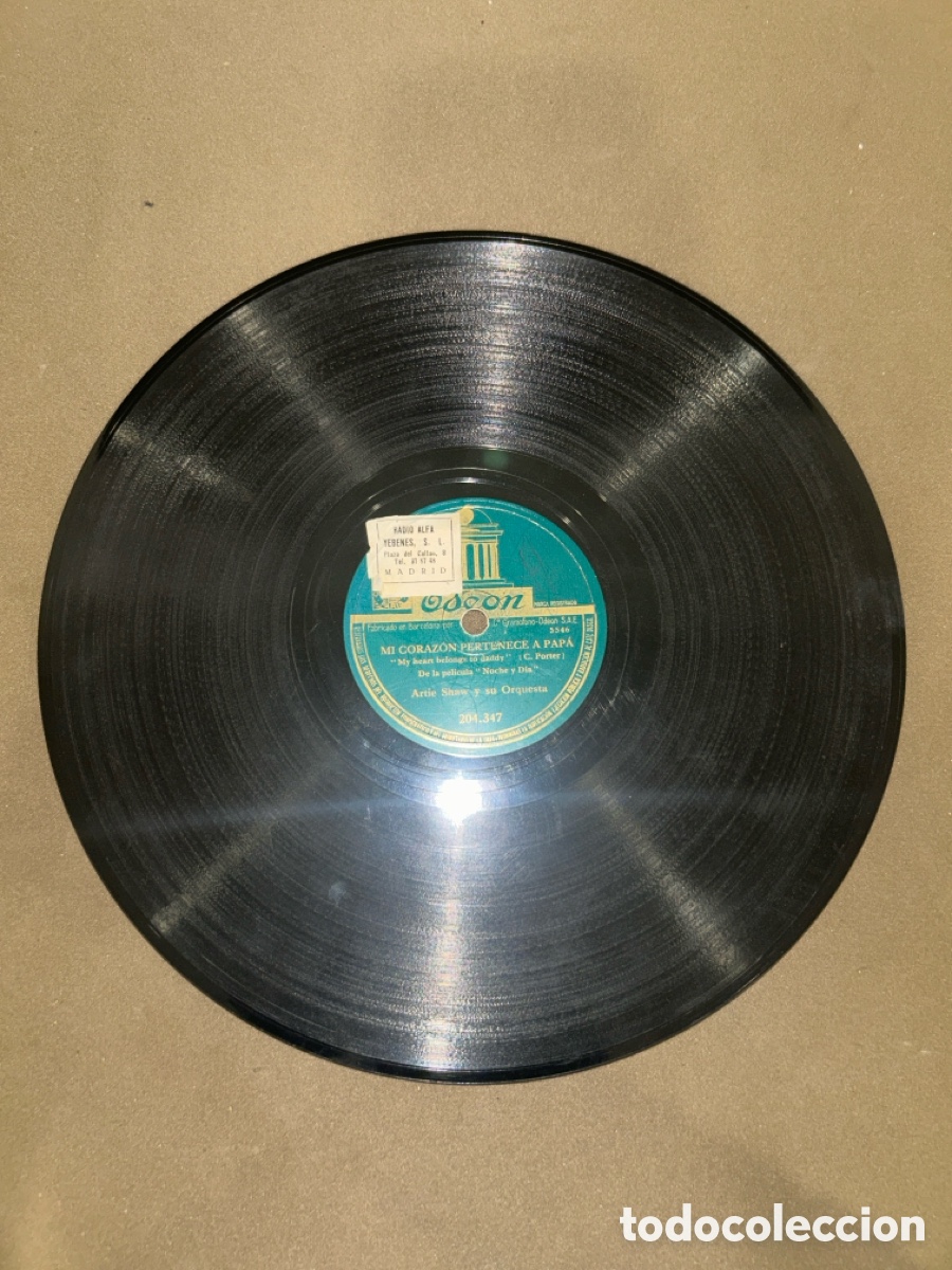 Discos de pizarra: DISCO DE PIZARRA, TE LLEVO DENTRO DE MI - Foto 2