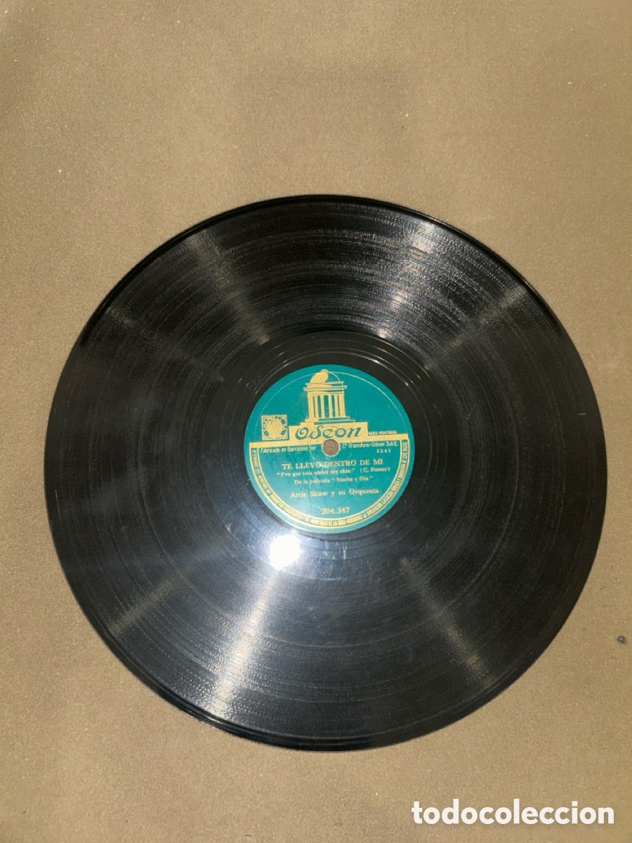 Discos de pizarra: DISCO DE PIZARRA, TE LLEVO DENTRO DE MI
