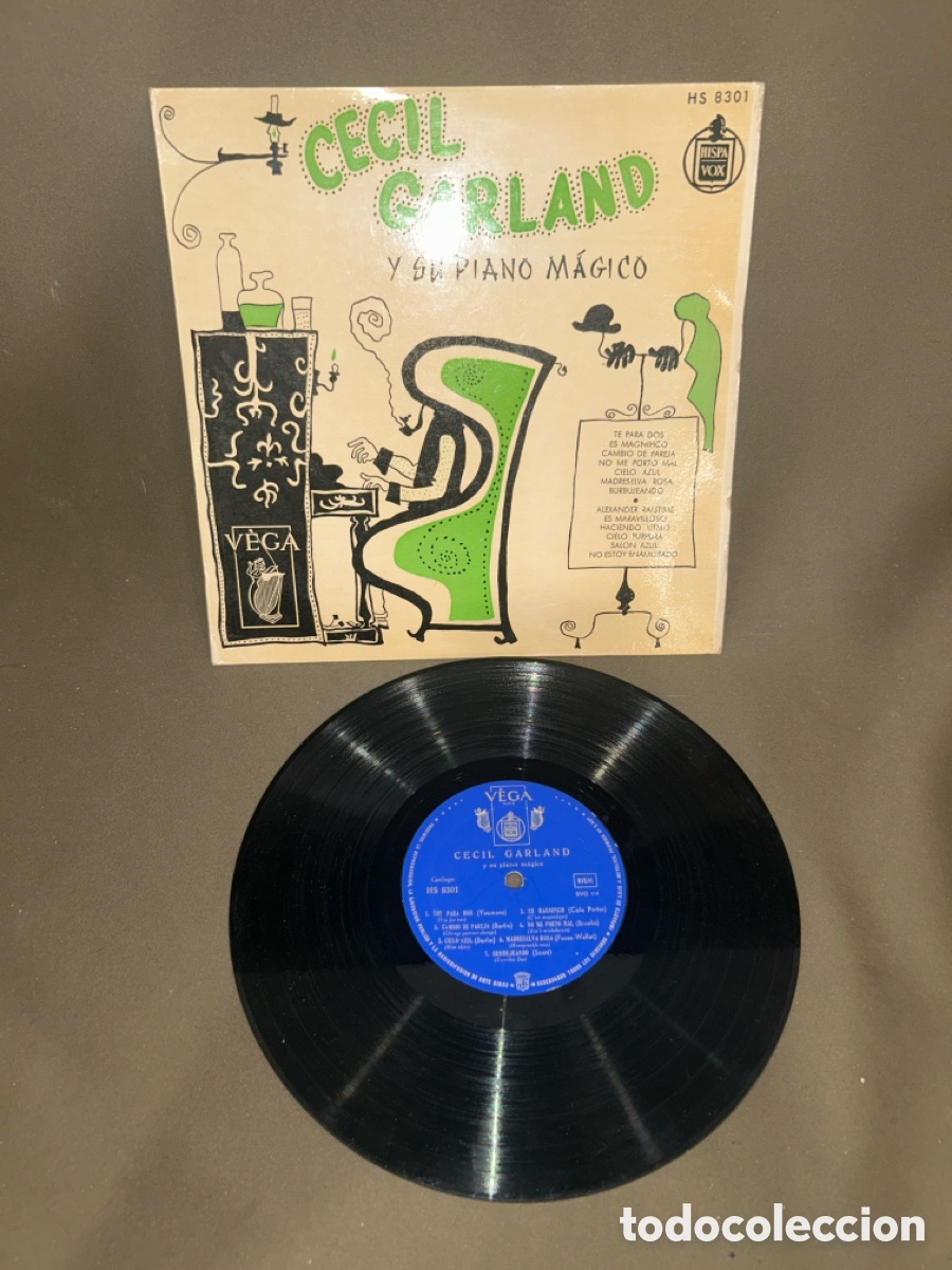 Discos de pizarra: DISCO PIZARRA, CECIL GARLAND Y SU PIANO M&Aacute;GICO
