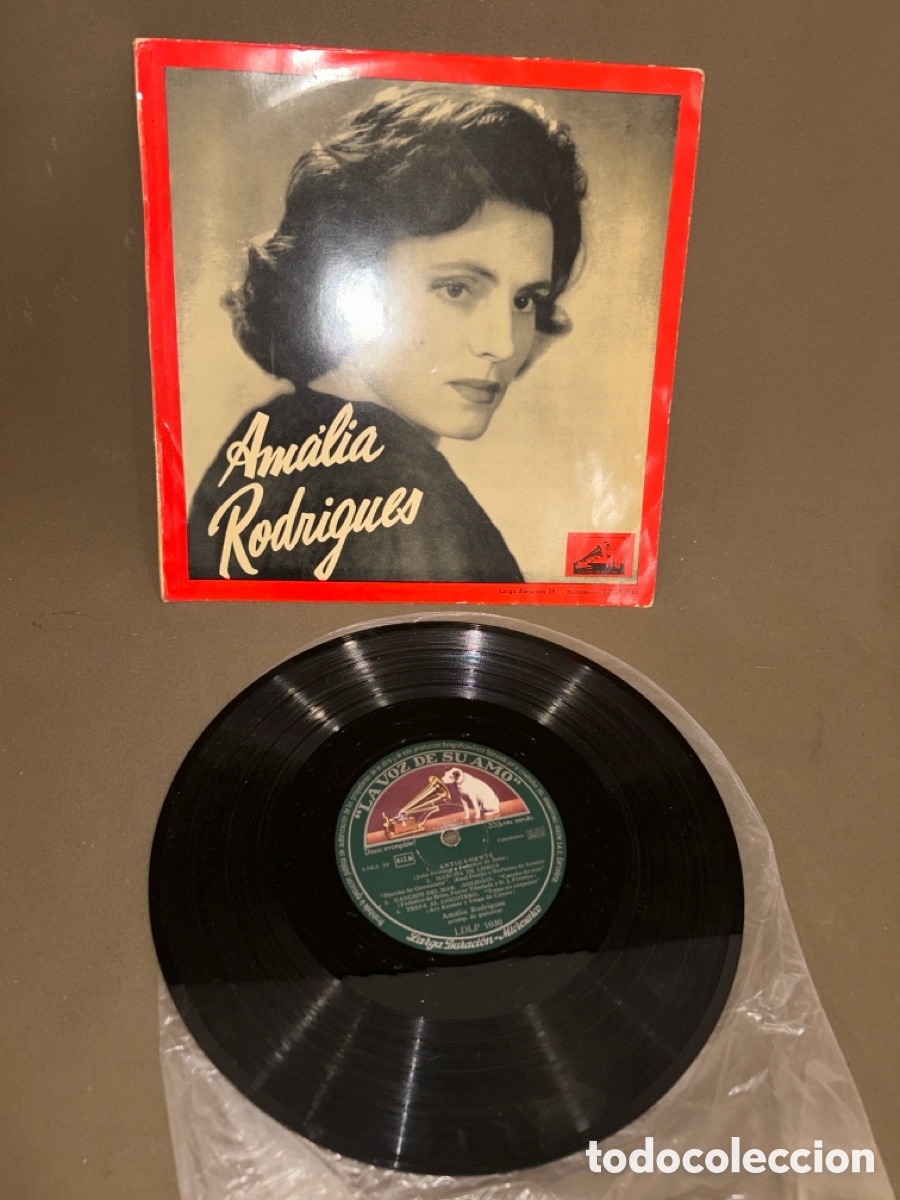 Discos de pizarra: DISCO DE PIZARRA, LA VOZ DE SU AMO, AMALIA RODR&Iacute;GUES
