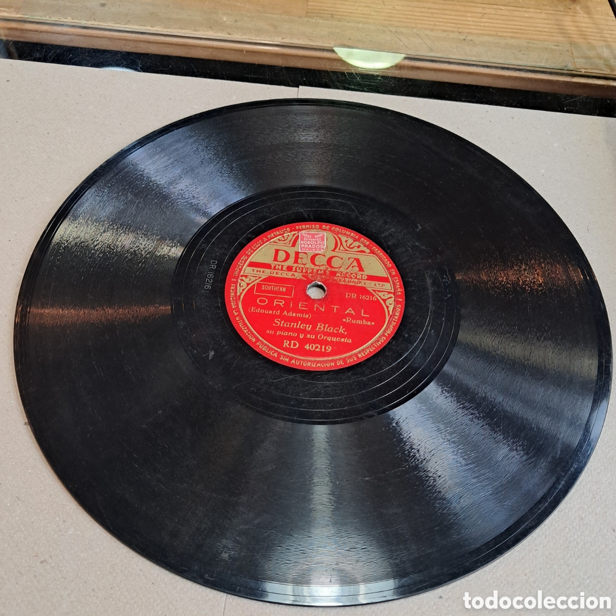 Discos de pizarra: Disco Pizarra DECCA,Stanley black - Foto 2