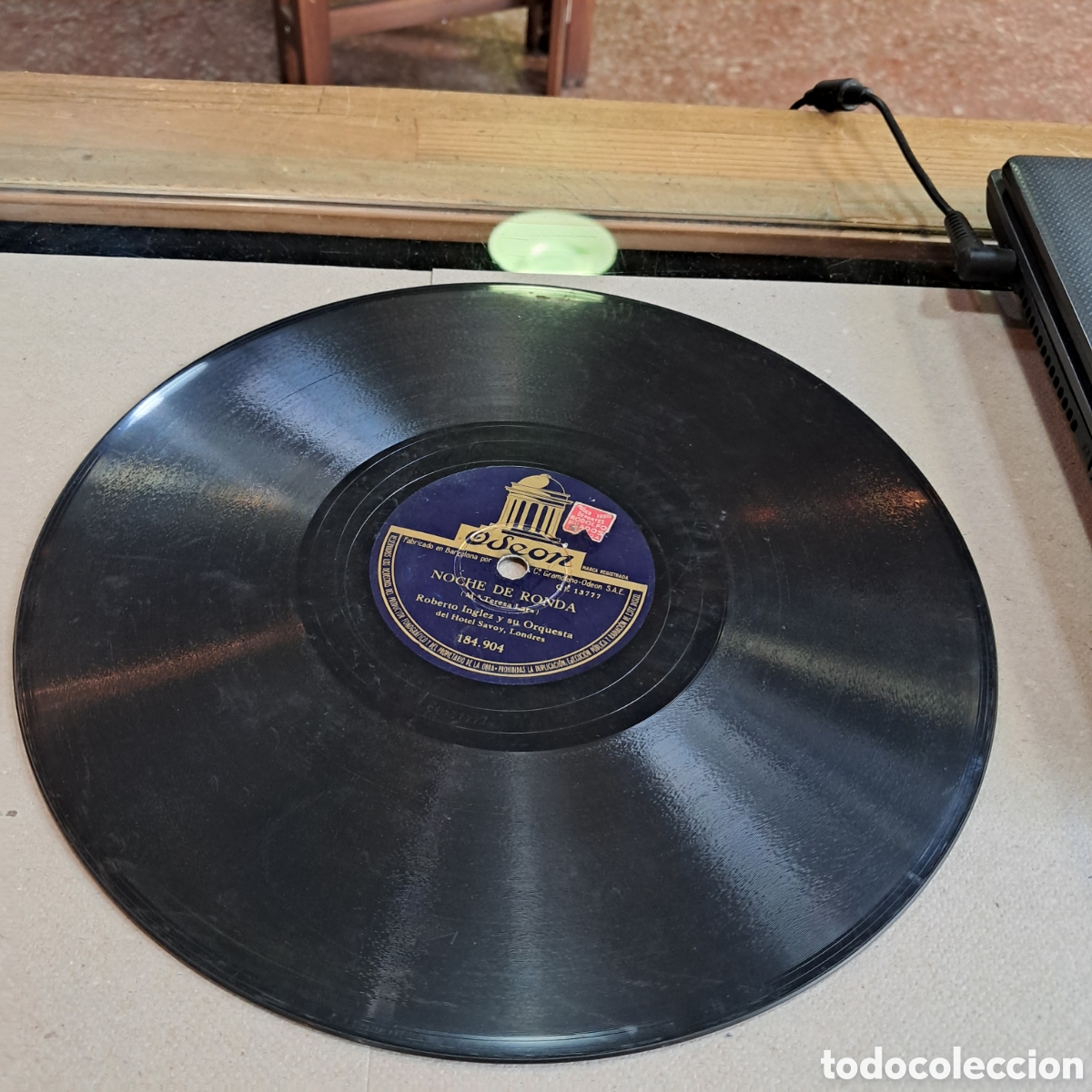 Discos de pizarra: Disco Pizarra Oseon, Noche de ronda - Foto 2