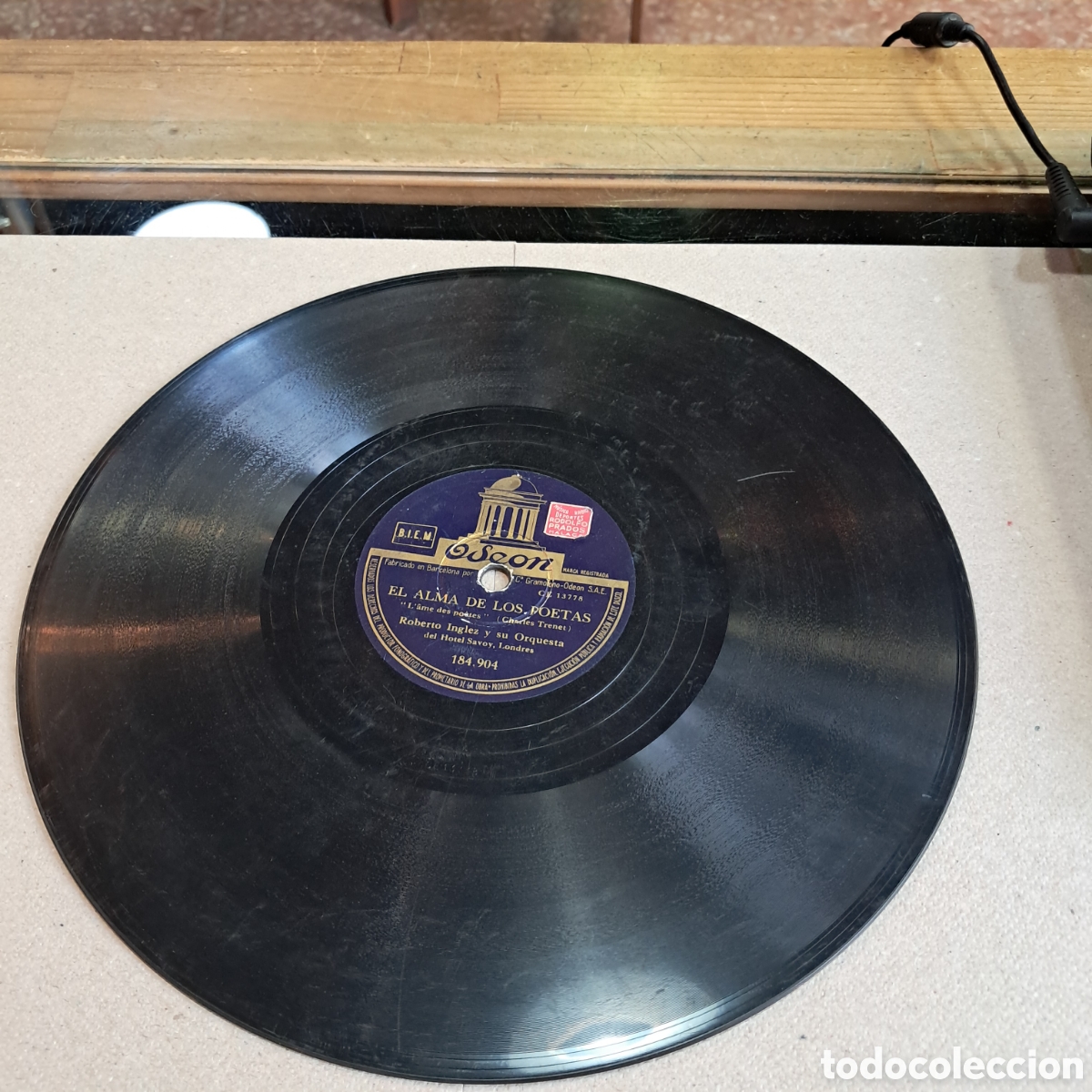 Discos de pizarra: Disco Pizarra Oseon, Noche de ronda