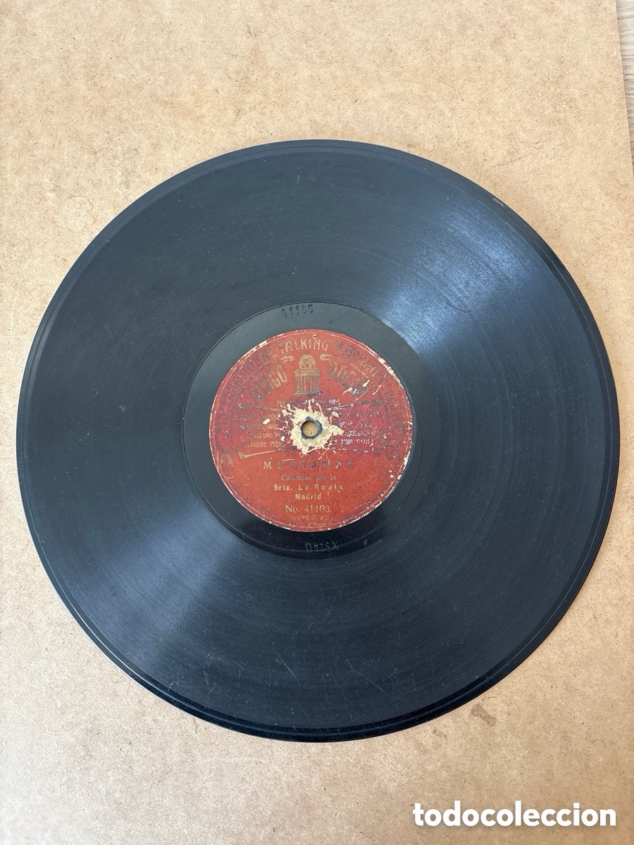 Discos de pizarra: SALIDA 1&euro;, Disco pizarra Mucianas, Farruca, Disco Odeon (A17) - Foto 1