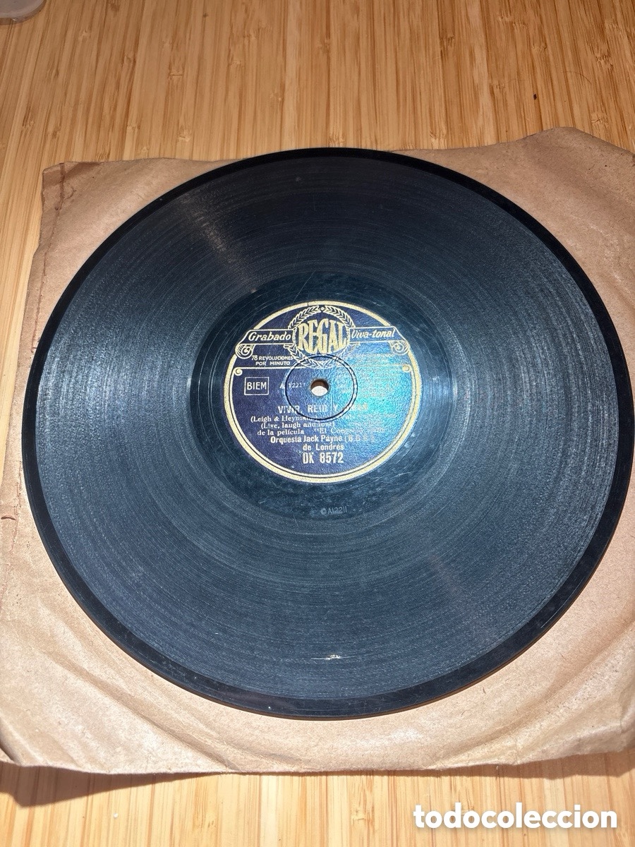 Discos de pizarra: SALIDA 1&euro;, Disco de pizarra Una vez para siempre y Vivir, re&iacute;r y amar (A17)