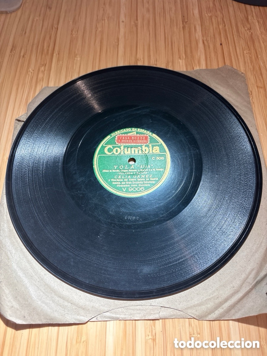 Discos de pizarra: SALIDA 1&euro;, Disco de pizarra Yola &ldquo;Alas&rdquo; y &ldquo;M&iacute;rame&rdquo; (A17)