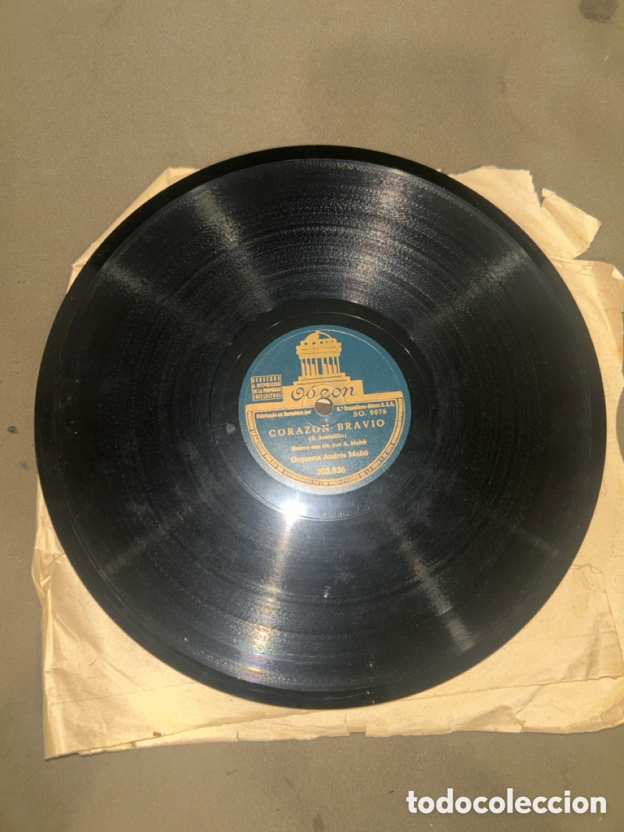 Discos de pizarra: DISCO DE PIZARRA, CORAZ&Oacute;N BRAVIO, OSEON *VER FOTOS*