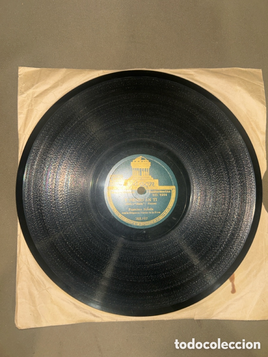 Discos de pizarra: DISCO DE PIZARRA, Y PIENSO EN TI Y RENACER
