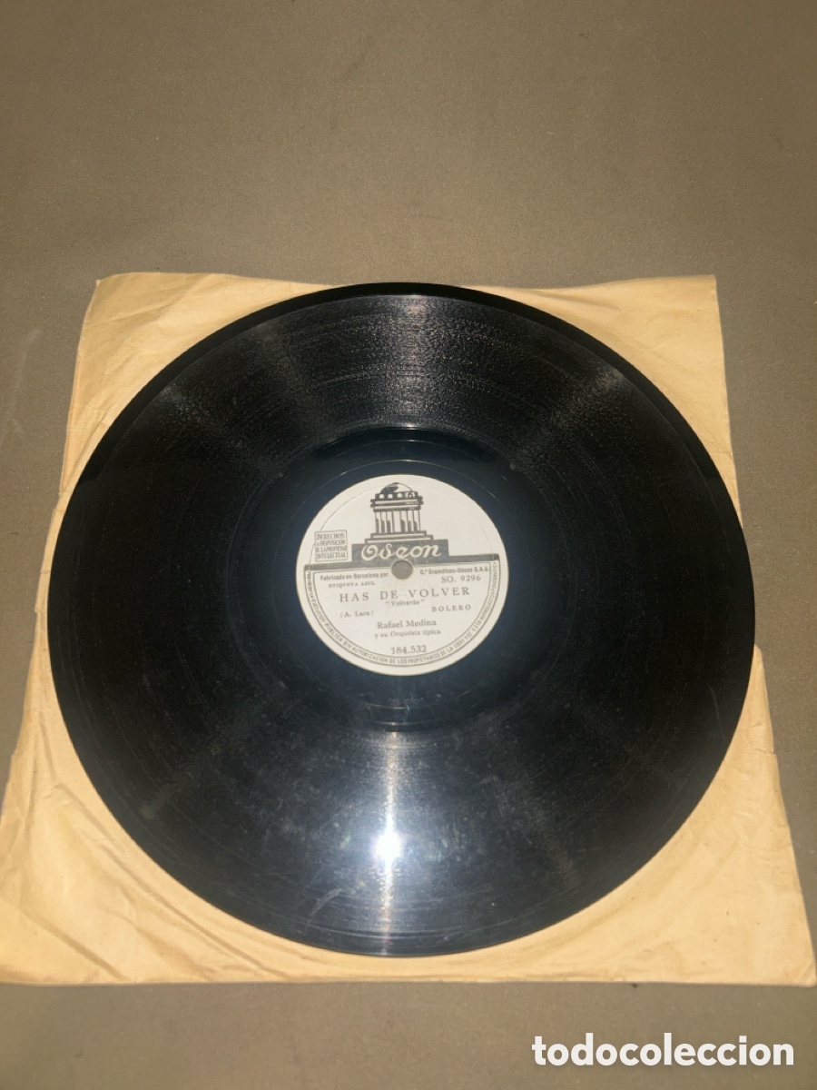 Discos de pizarra: DISCO DE PIZARRA, LAMENTO BORINCANO Y HAS DE VOLVER, OSEON