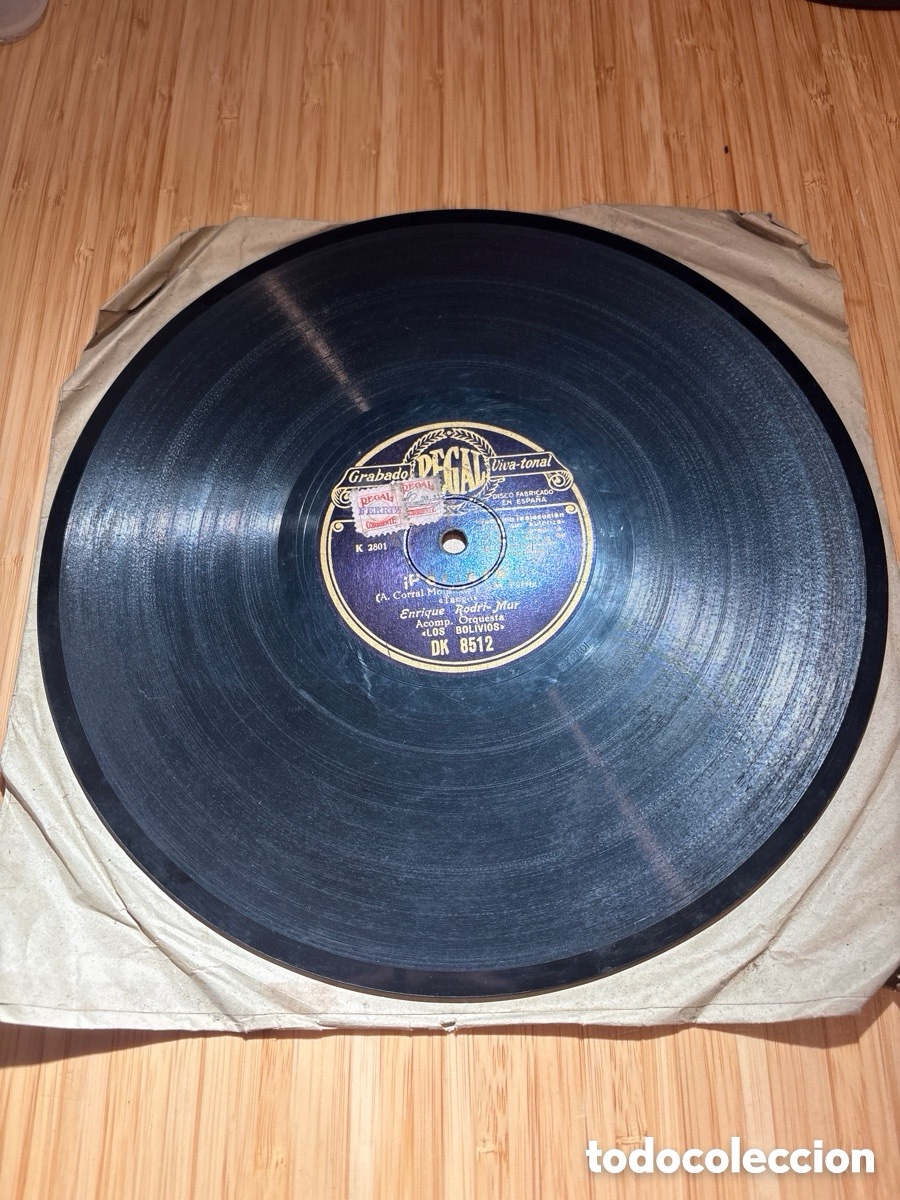Discos de pizarra: SALIDA 1&euro;, Disco pizarra Un Compadrito fue y Portera! (A17)