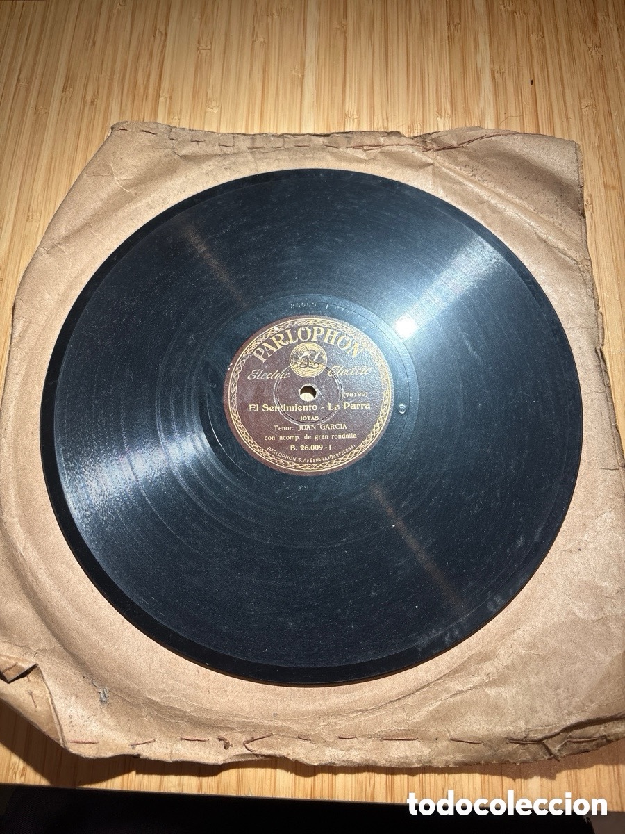 Discos de pizarra: SALIDA 1&euro;, Disco de pizarra Fematera y El Sentimiento - La Parra (A17)