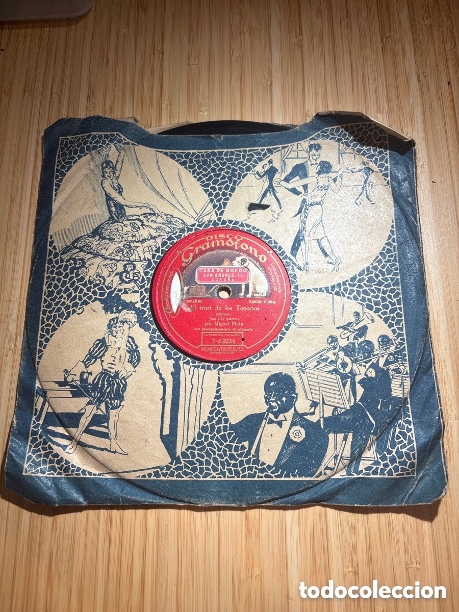 Discos de pizarra: SALIDA 1&euro;, Disco de pizarra El Trust de los Tenorios (A17)