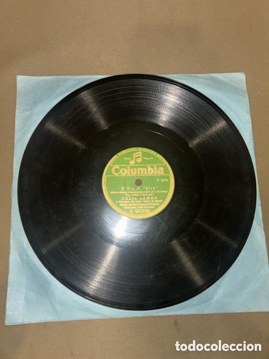 Discos de pizarra: DISCO DE PIZARRA, YOLA &ldquo;M&Iacute;RAME&rdquo; Y YOLA &ldquo;ALAS&rdquo;