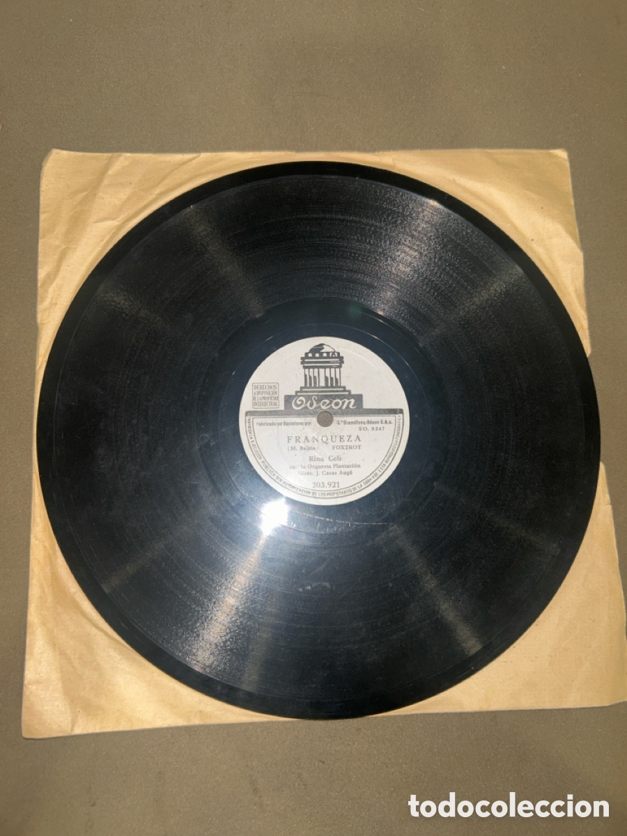 Discos de pizarra: DISCO DE PIZARRA, OSEON, B&Eacute;SAME MUCHO Y FRANQUEZA
