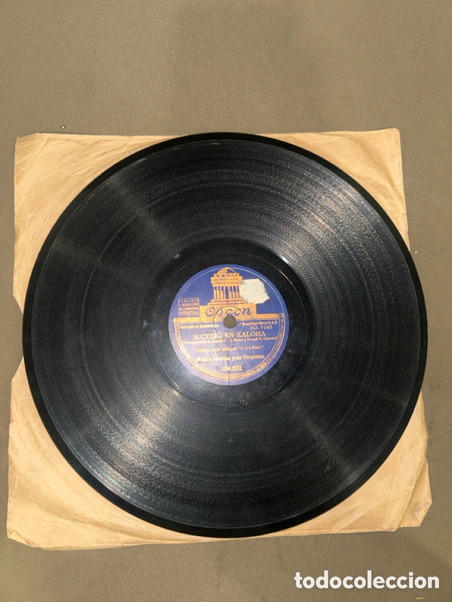 Discos de pizarra: DISCO DE PIZARRA, MAR&Iacute;A ELENA Y SUCEDI&Oacute; EN KALOHA