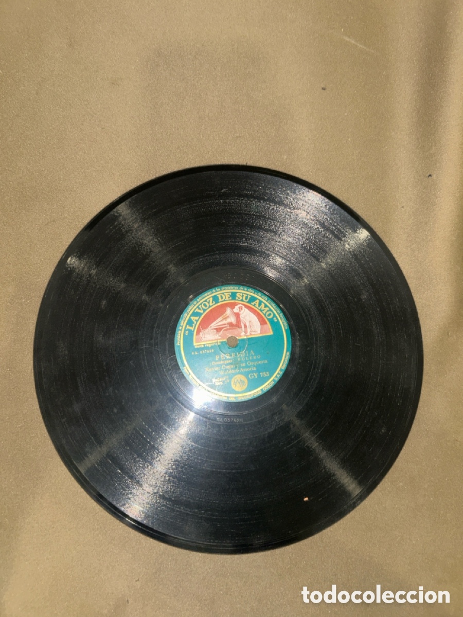 Discos de pizarra: DISCO DE PIZARRA, LA VOZ DE SU AMO, PERFIDIA Y FRENESI - Foto 2