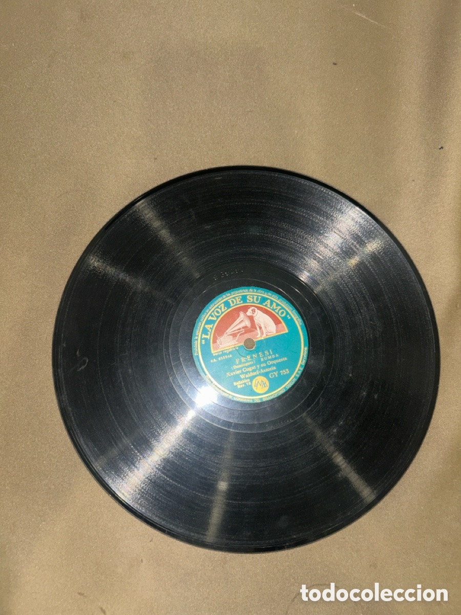 Discos de pizarra: DISCO DE PIZARRA, LA VOZ DE SU AMO, PERFIDIA Y FRENESI