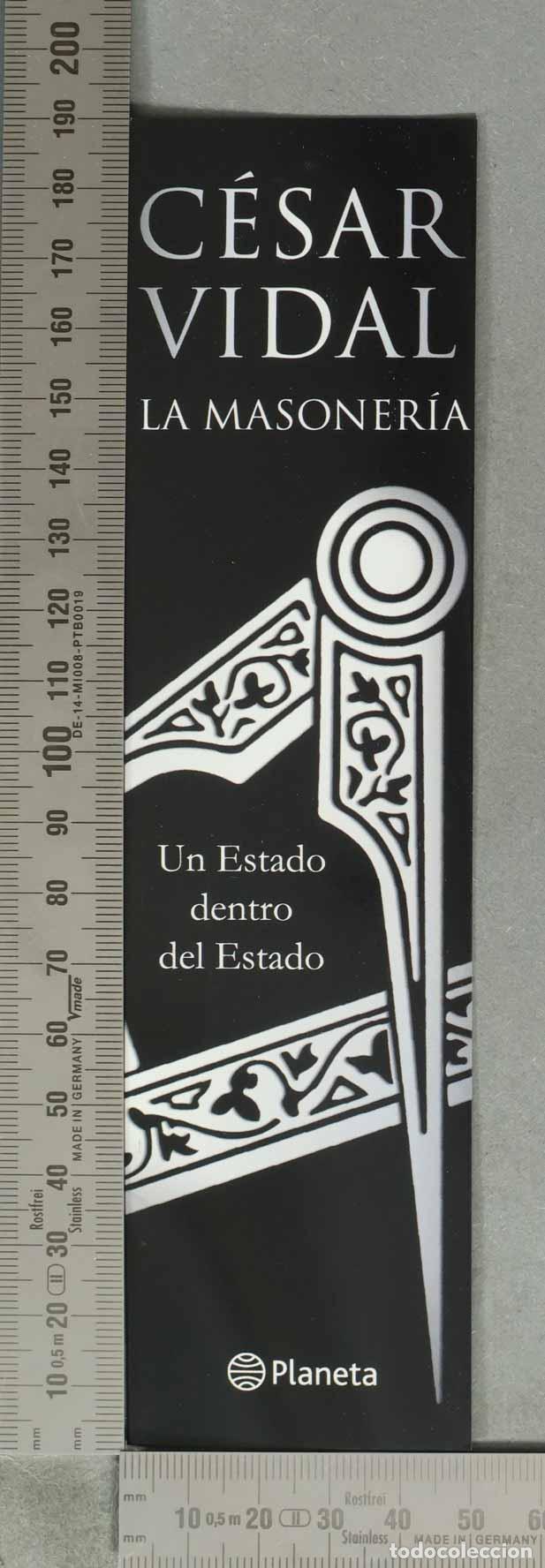 Discos de pizarra: DISCO DE PIZARRA. LA MASONERIA. CESAR VIDAL. PLANETA