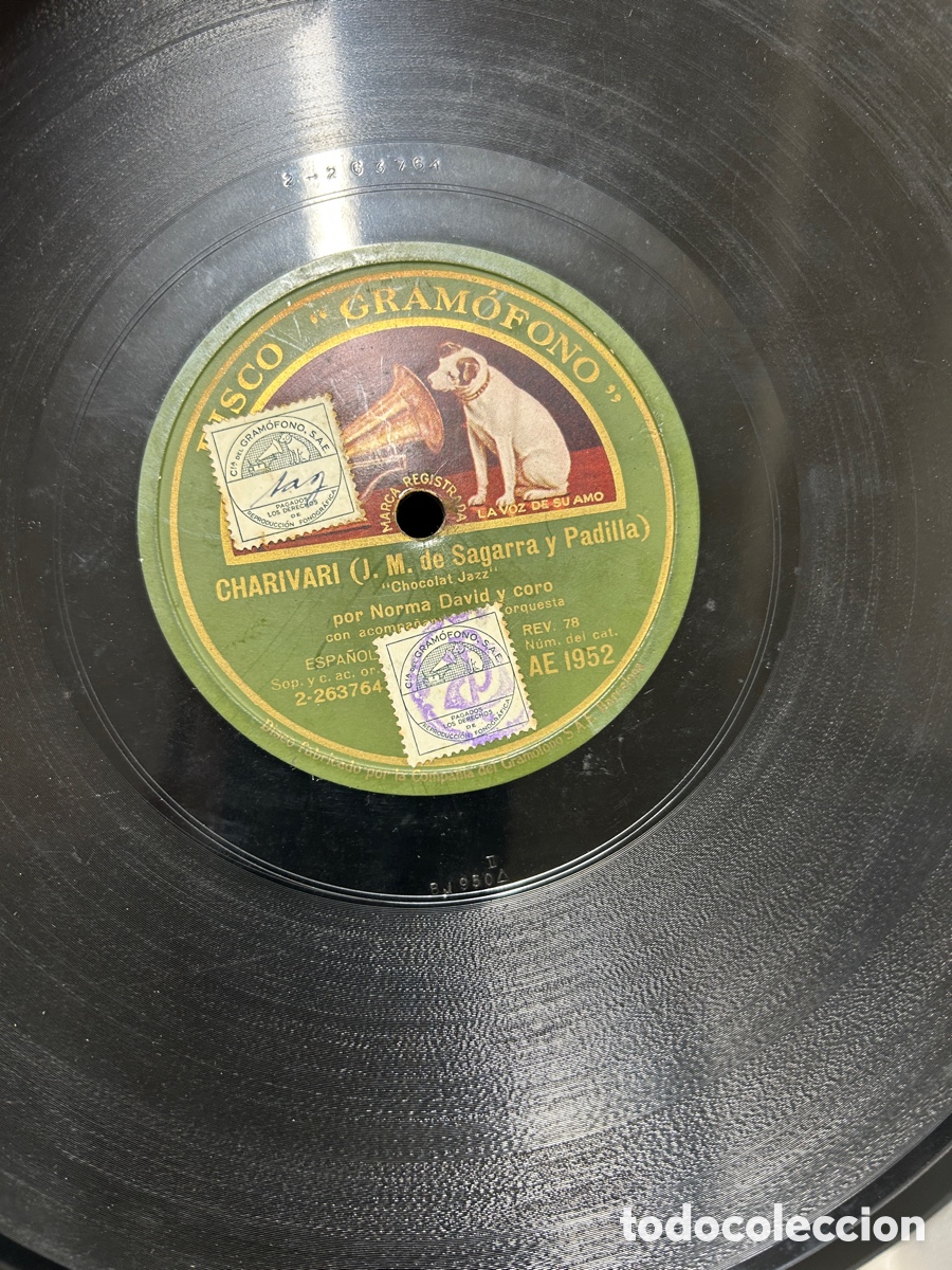 Discos de pizarra: Lote de vinilos de pizarra