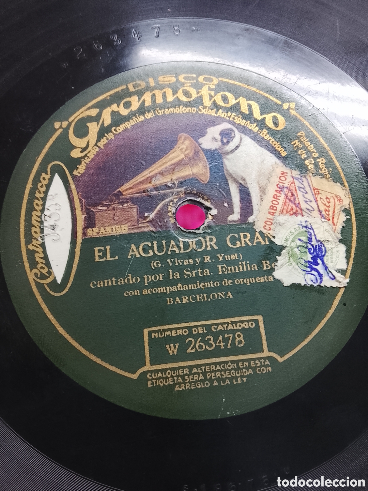 Discos de pizarra: Disco de pizarra de Emilia Benito del valle de ans&oacute; - Foto 2