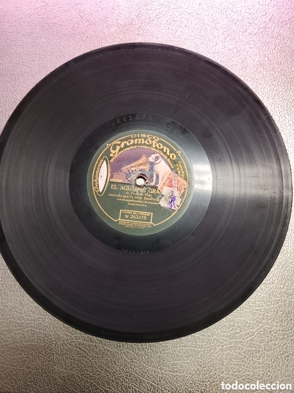 Discos de pizarra: Disco de pizarra de Emilia Benito del valle de ans&oacute; - Foto 3