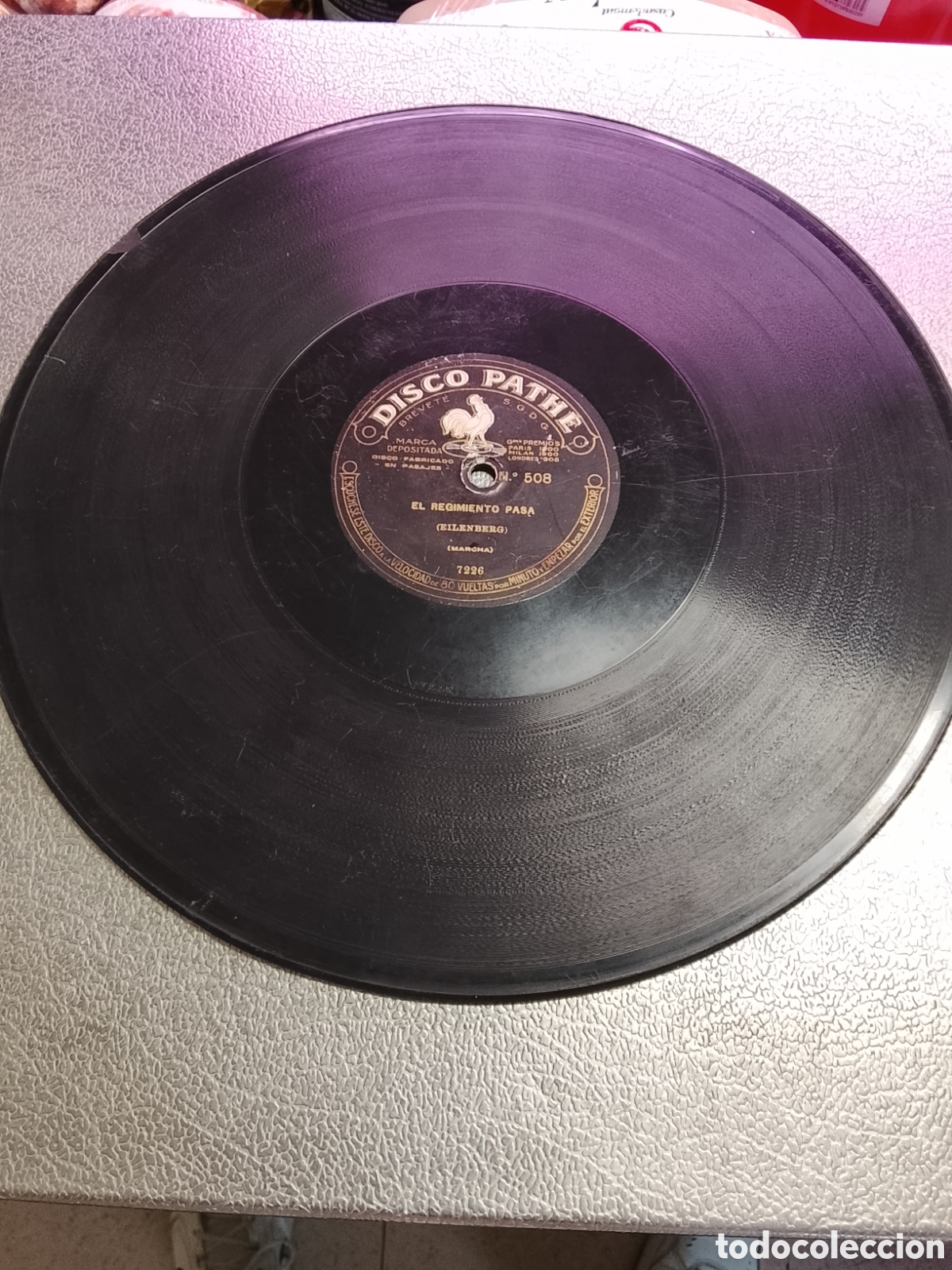 Discos de pizarra: Disco de pizarra el regimiento pasa y gamera - Foto 4