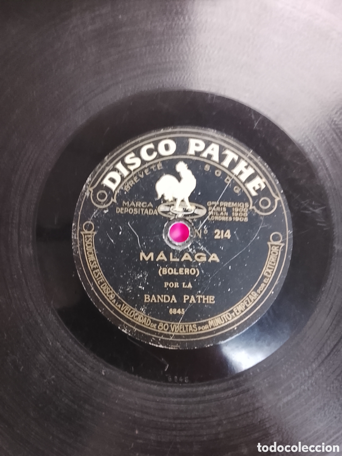 Discos de pizarra: Disco de pizarra fandango y M&aacute;laga - Foto 2