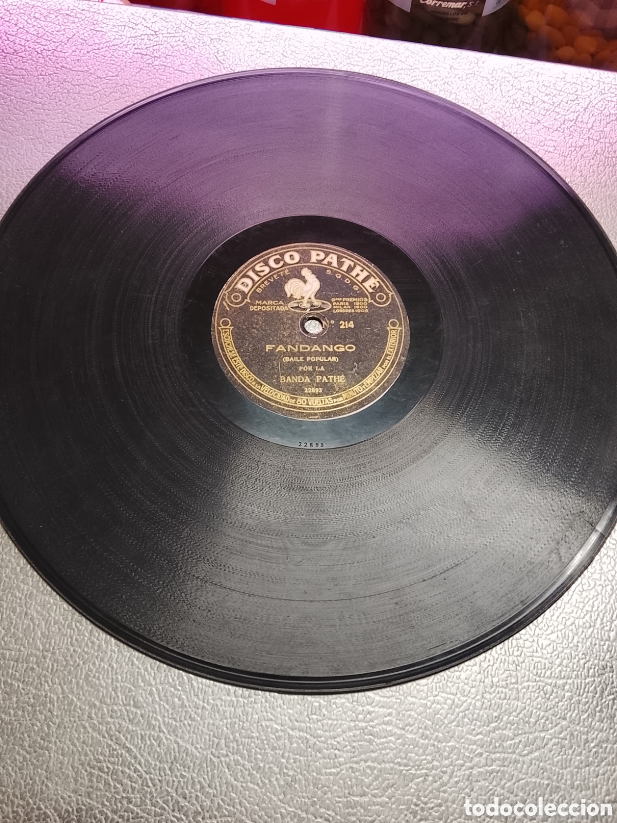 Discos de pizarra: Disco de pizarra fandango y M&aacute;laga - Foto 4