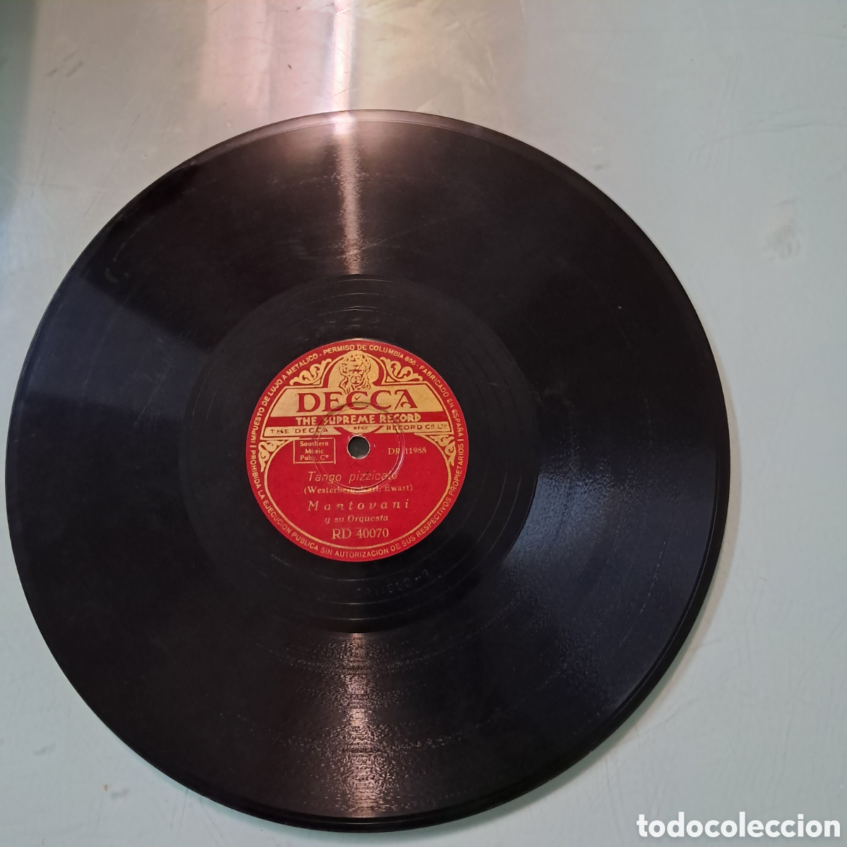 Discos de pizarra: Disco Pizarra Tango damore, Mantivani - Foto 2