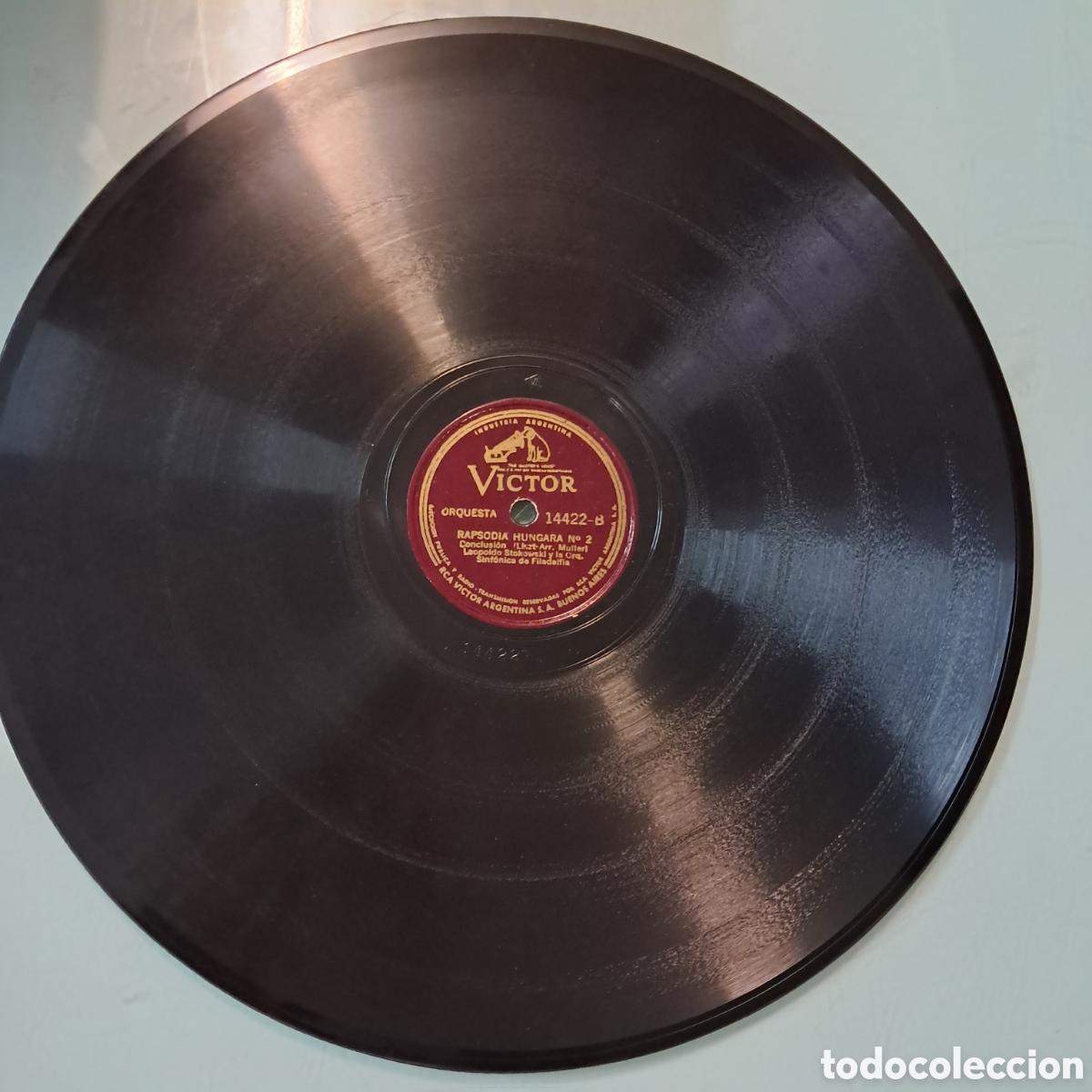 Discos de pizarra: Rapsodia h&uacute;ngara 2, Sinfon&iacute;a Filadelphia, Disco Pizarra