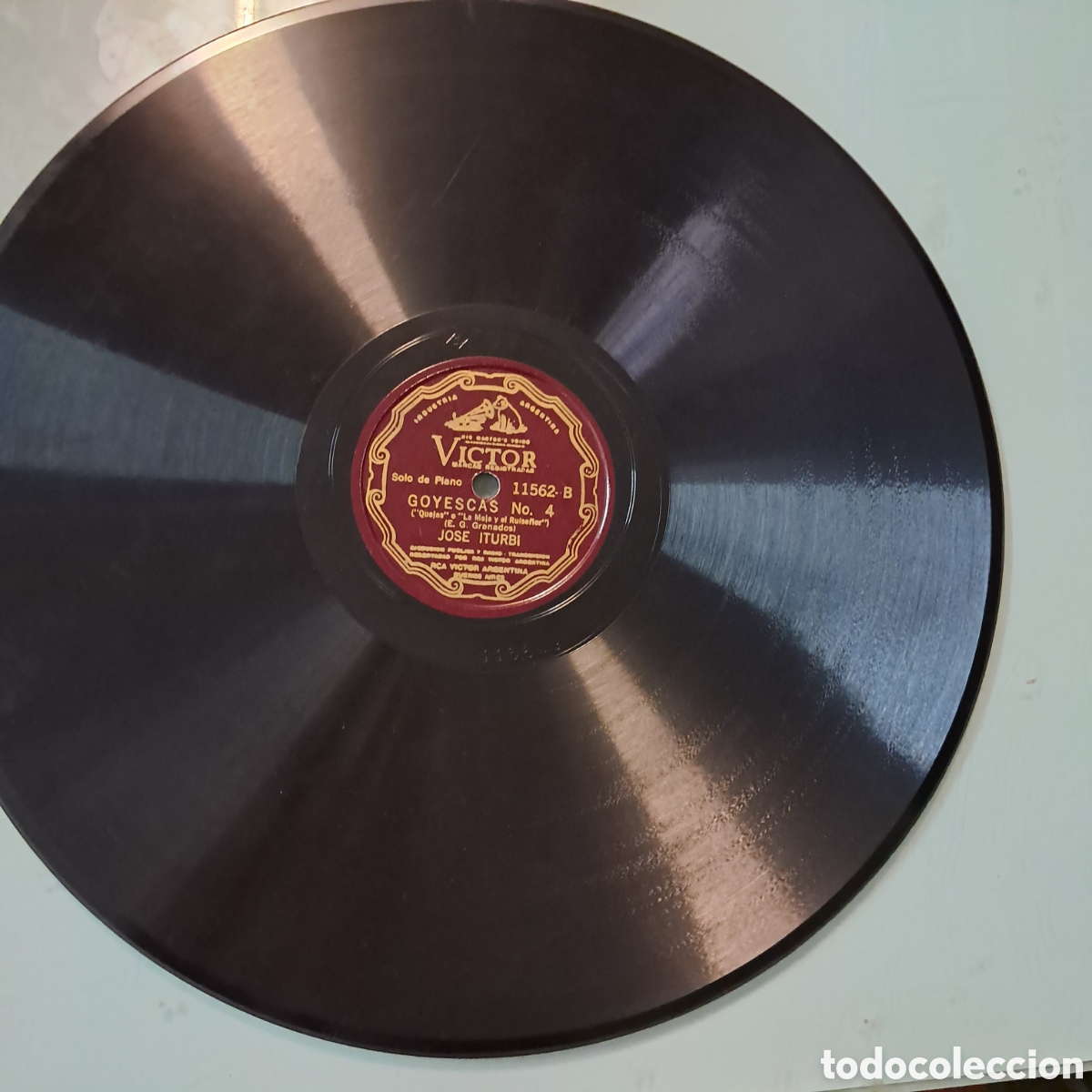 Discos de pizarra: Disco Pizarra, Goyescas numero 4,Sevillana numero 3