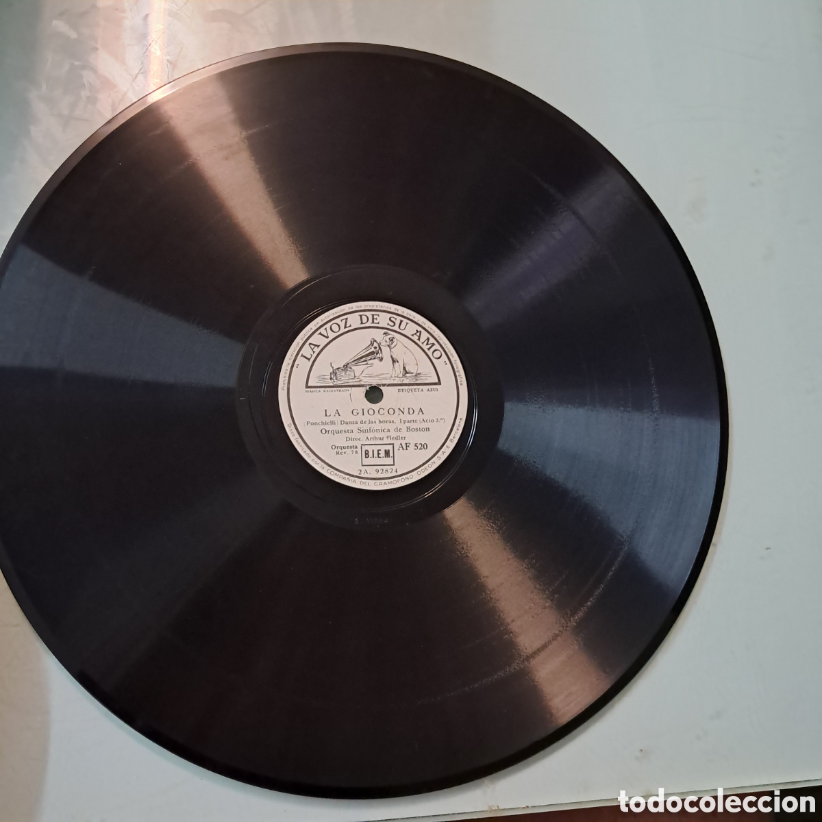 Discos de pizarra: Disco Pizarra, La gioconda,