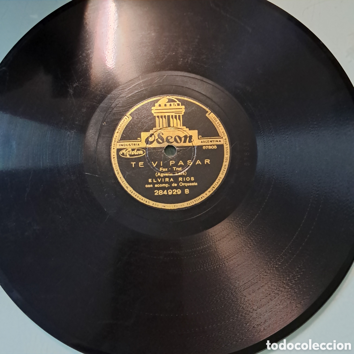 Discos de pizarra: Disco Pizarra, Oseon, Perfida, Te vi pasar - Foto 2