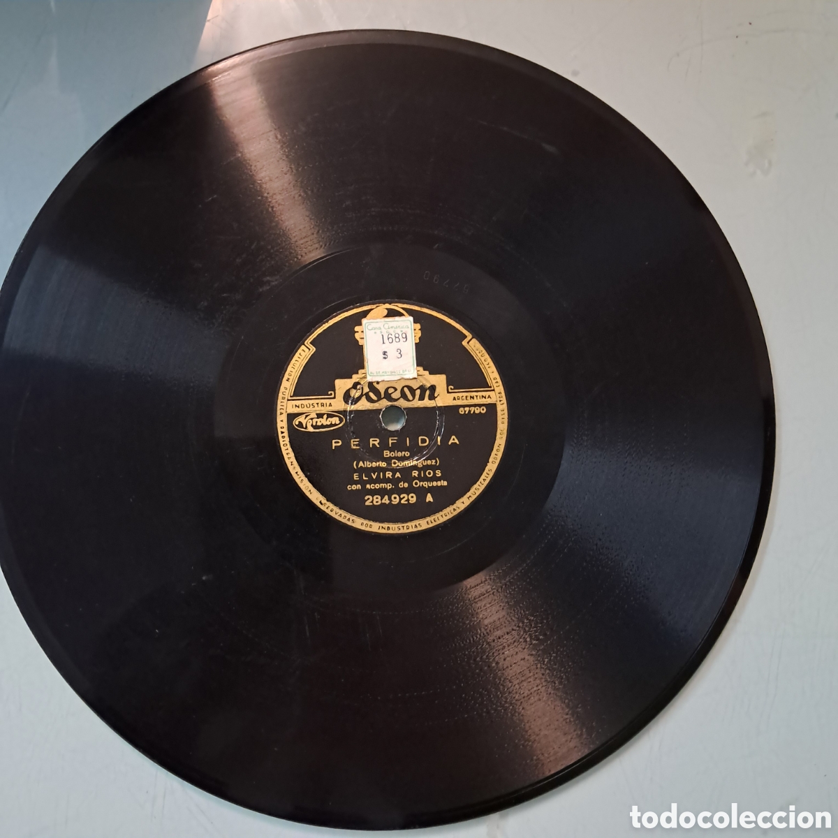 Discos de pizarra: Disco Pizarra, Oseon, Perfida, Te vi pasar