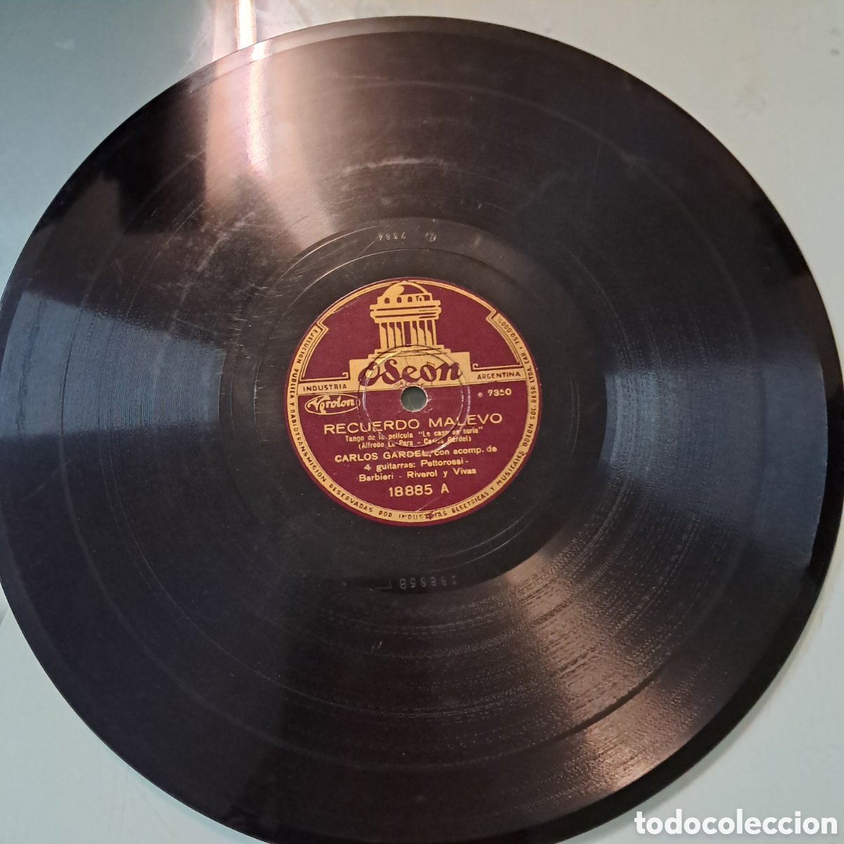 Discos de pizarra: Oseon, Disco Pizarra, Recuerdo malevo,Por tus ojos negros