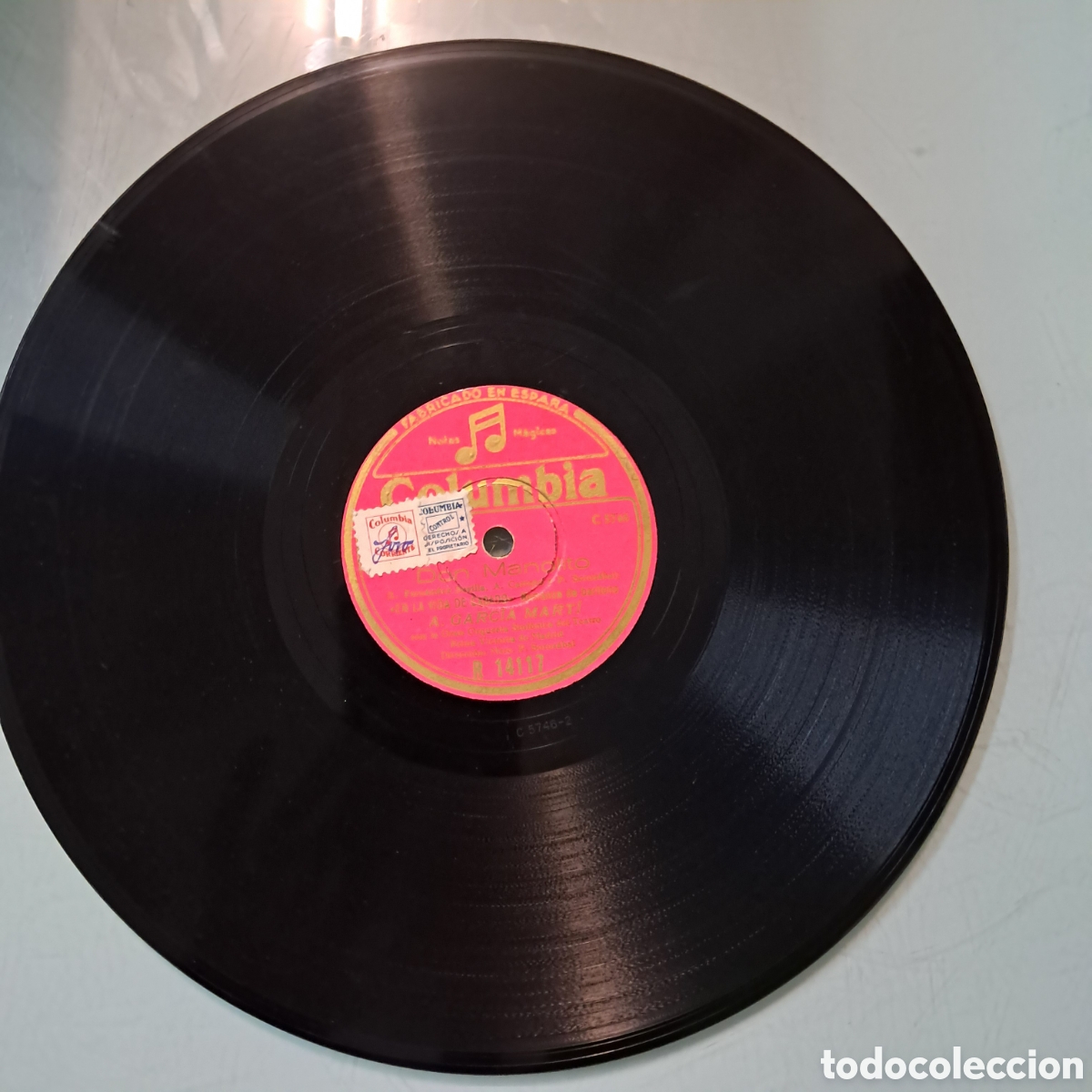 Discos de pizarra: Disco Pizarra, Don Manolito,