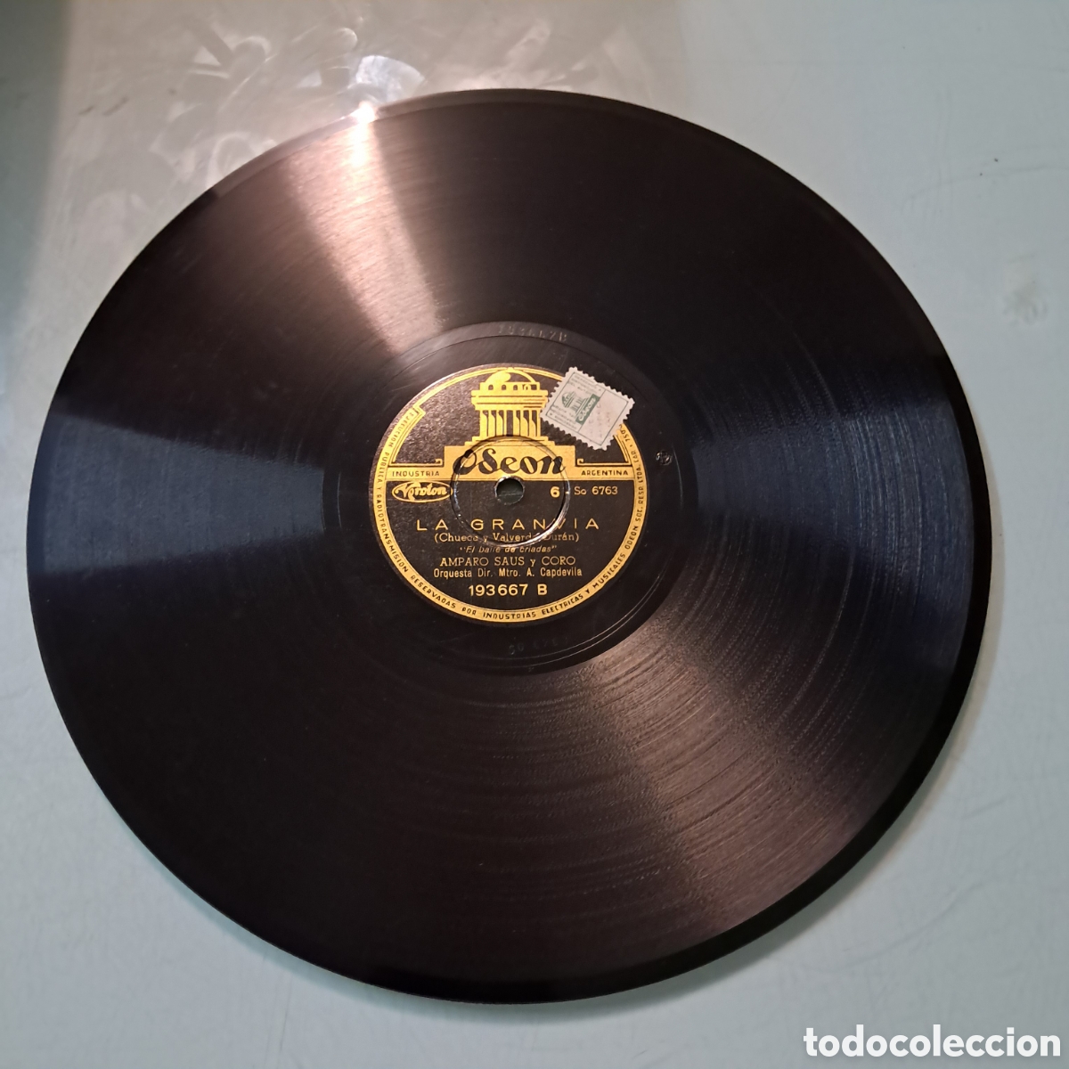 Discos de pizarra: Disco Pizarra, Gran Via