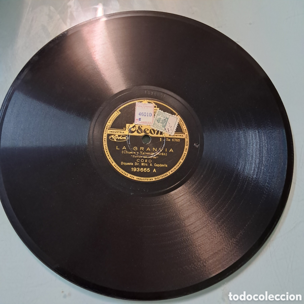 Discos de pizarra: Disco Pizarra La Gran Via - Foto 2
