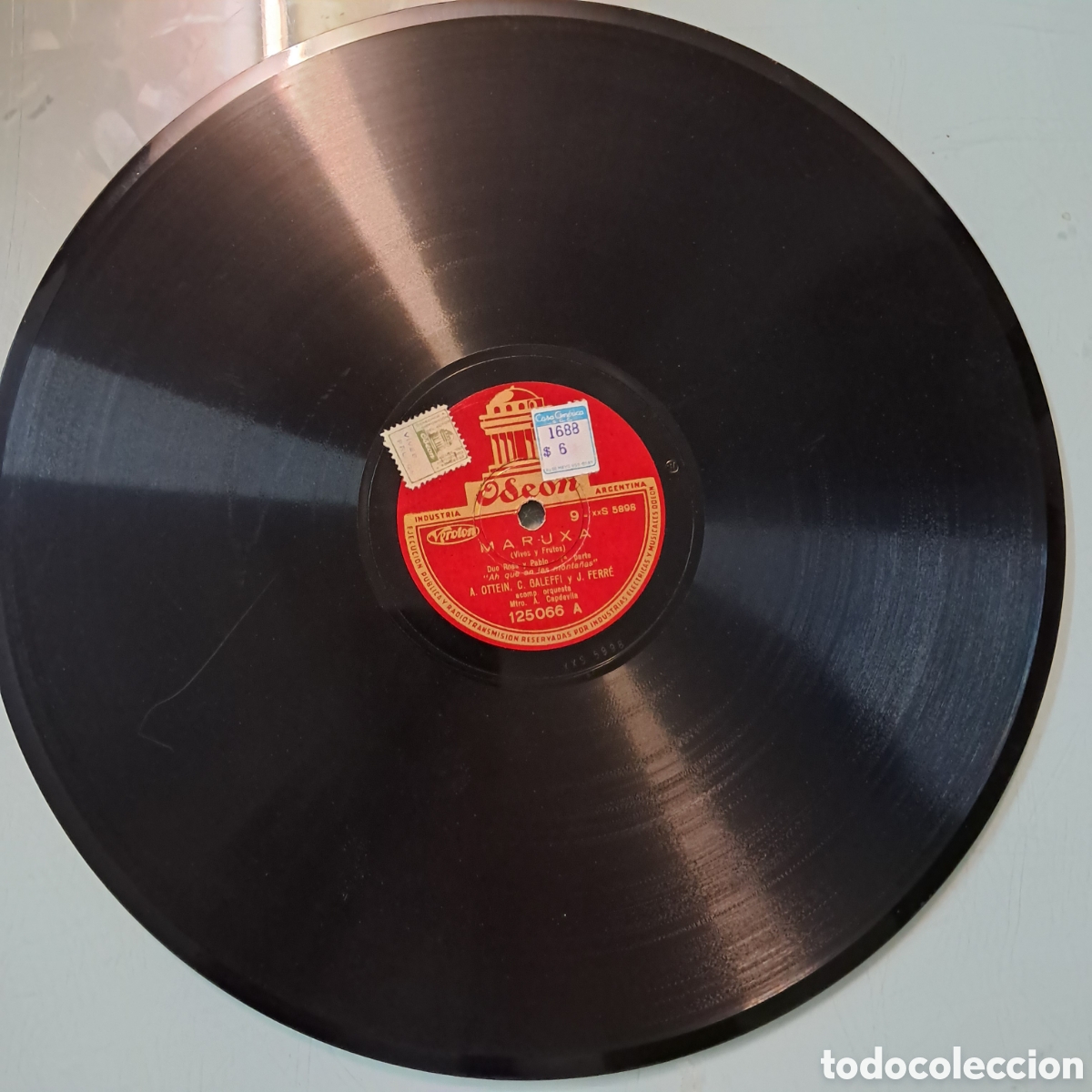 Discos de pizarra: Disco Pizarra Maruxa