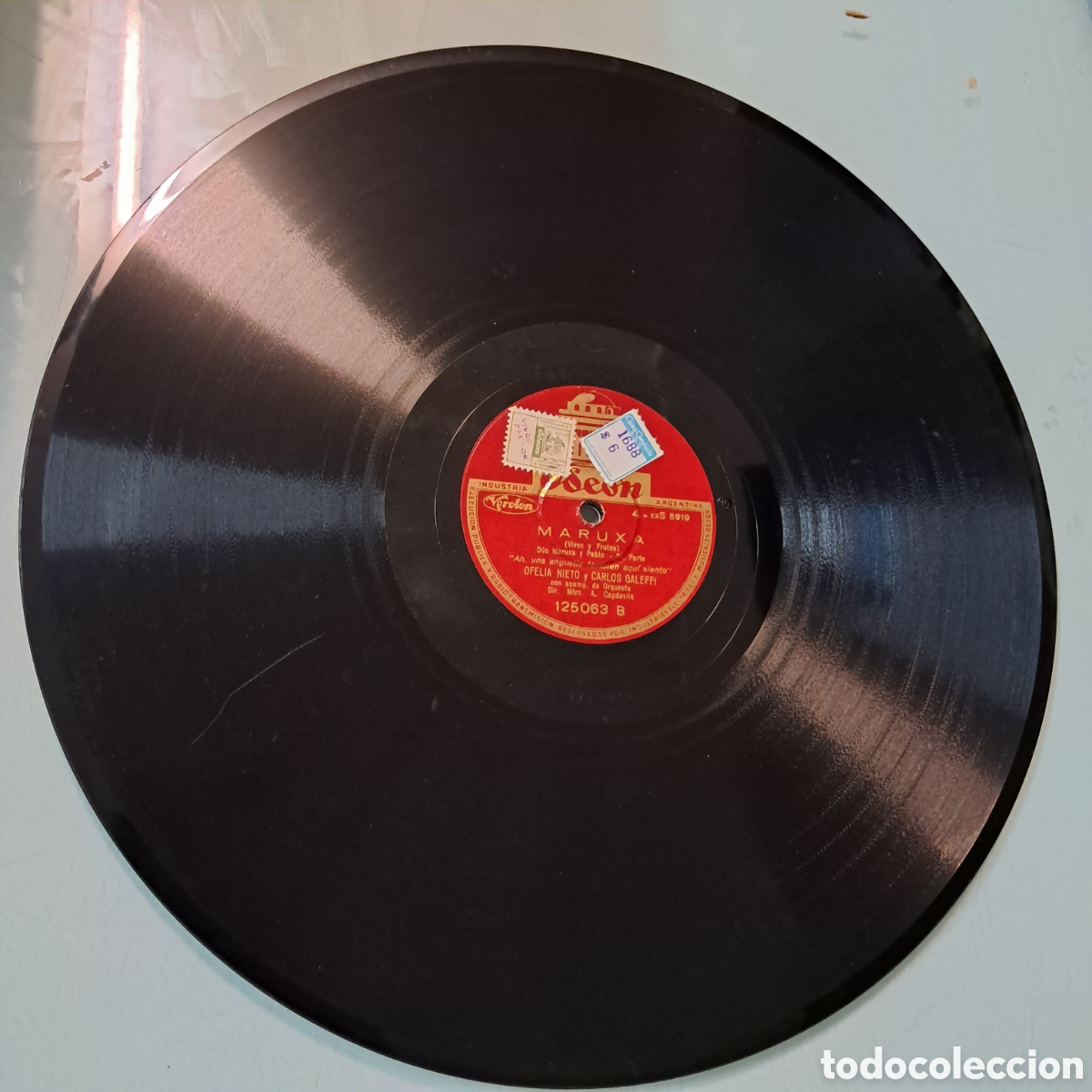 Discos de pizarra: Disco Pizarra, Maruxa