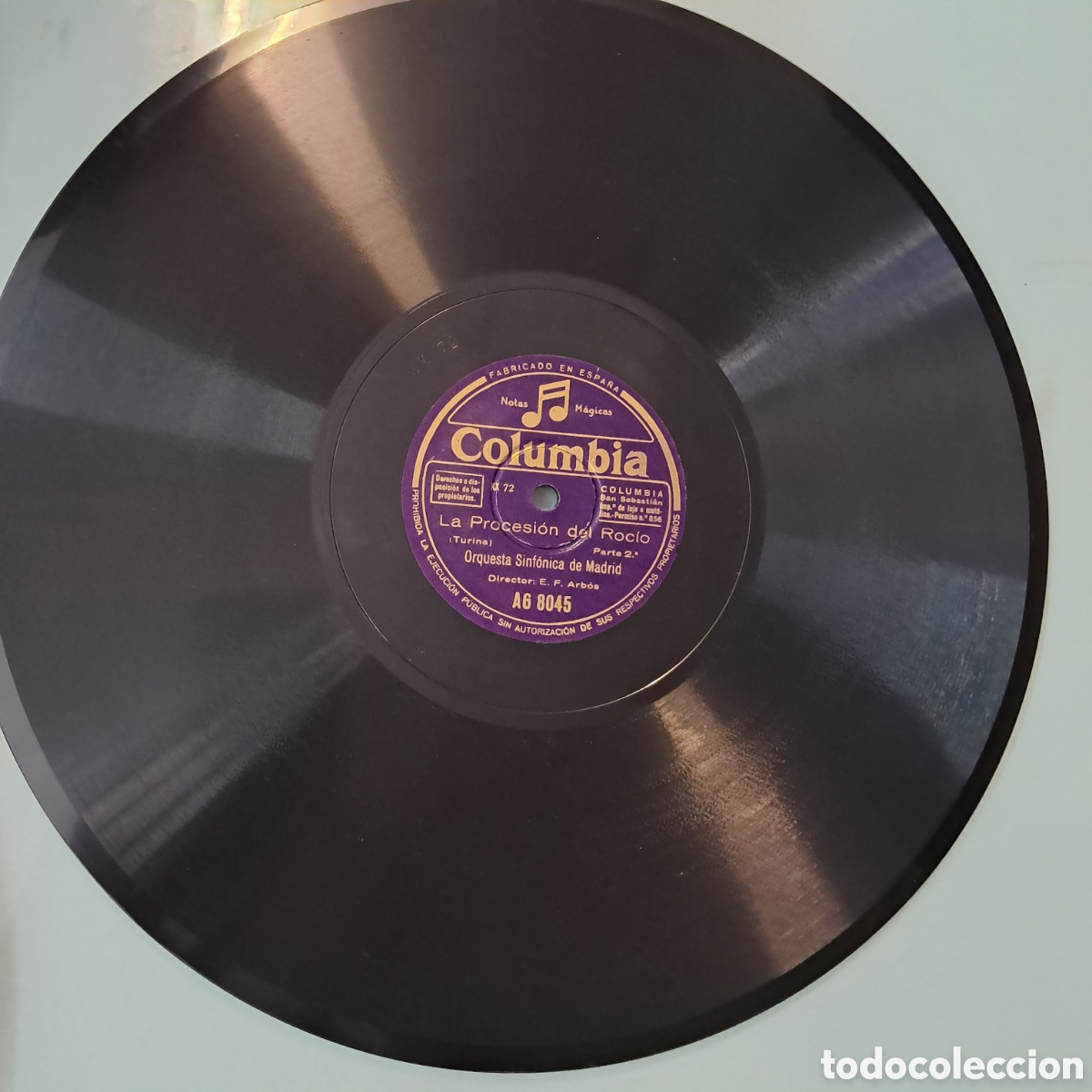 Discos de pizarra: Disco de Pizarra, La procesi&oacute;n del Rocio9 - Foto 1