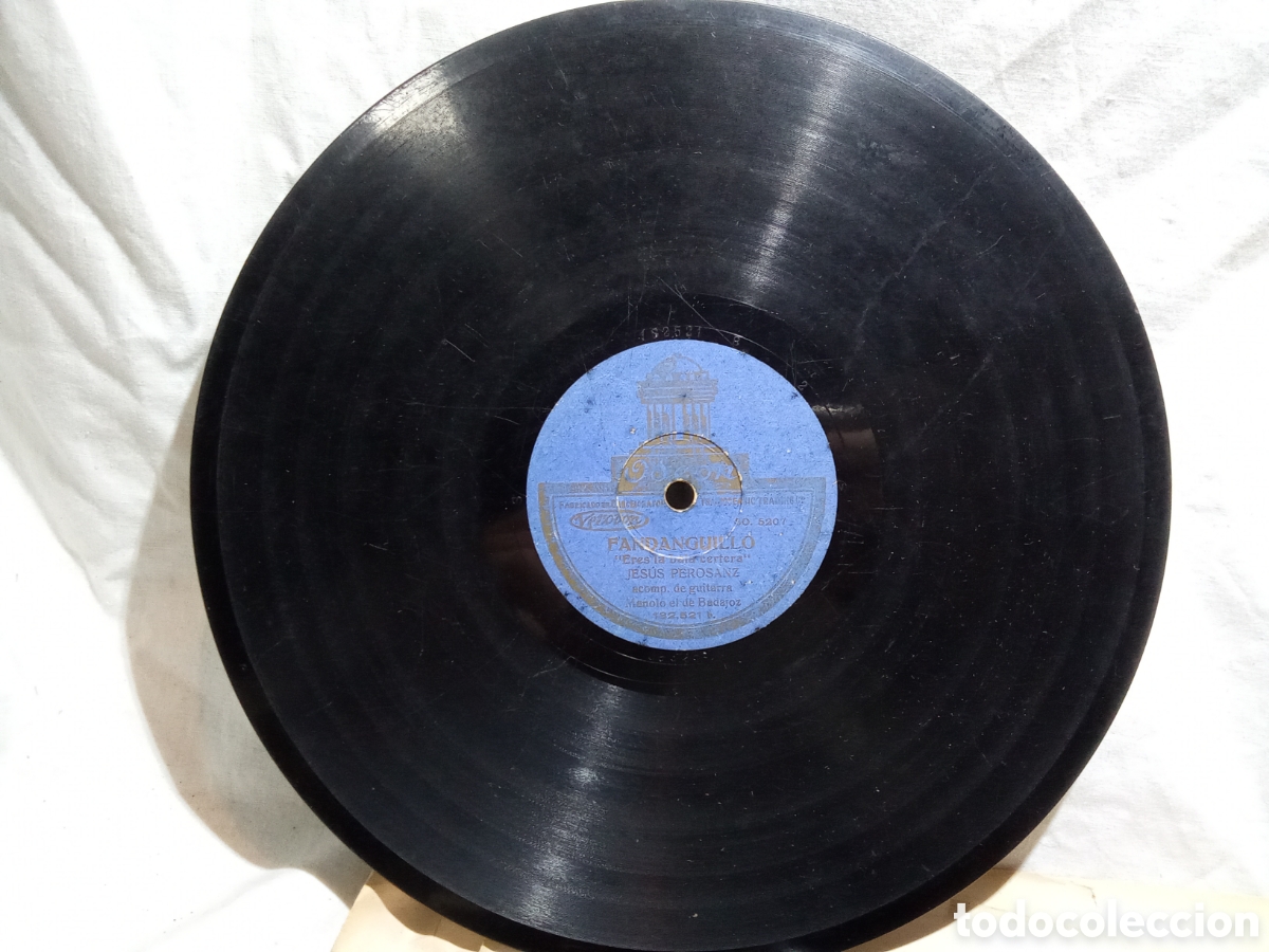 Discos de pizarra: LOTE 3 DISCOS DE PIZARRA ANTIGUOS - Foto 2